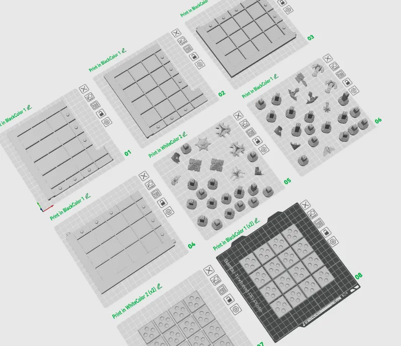 Stargate chess 75% A1 Mini