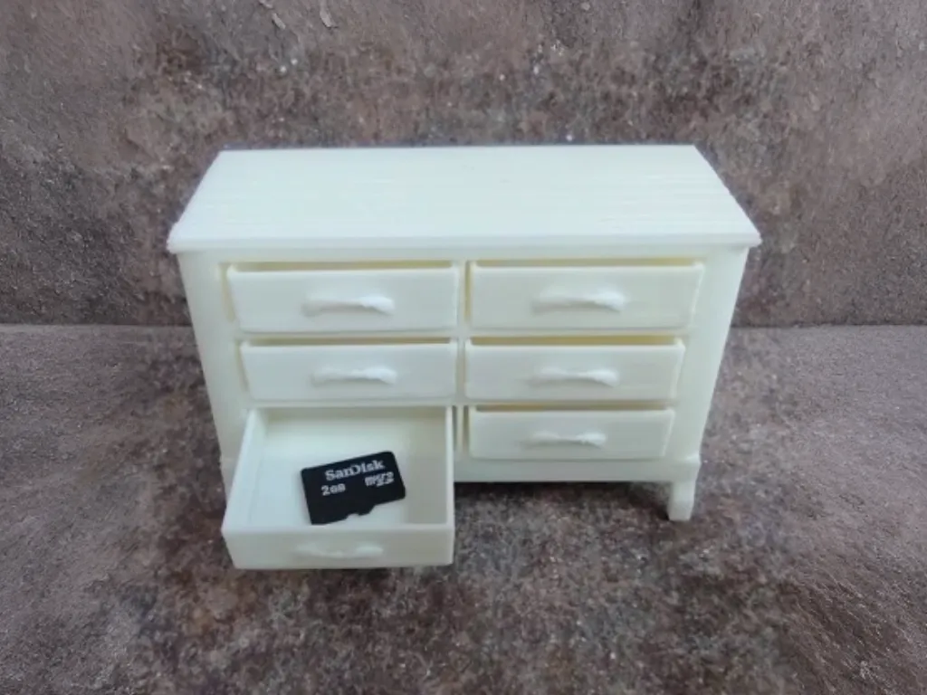 Mobilier de chambre miniature maison de poupée