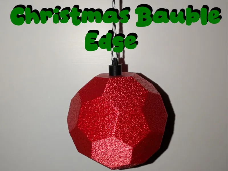 Christmas Bauble / Christmas Ornament Edge