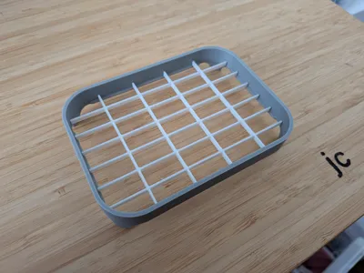 Minimalist Soap Stand for Maximum Ventilation