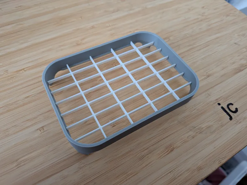 Minimalist Soap Stand for Maximum Ventilation