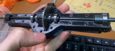 Rear axle, dog bone drive
