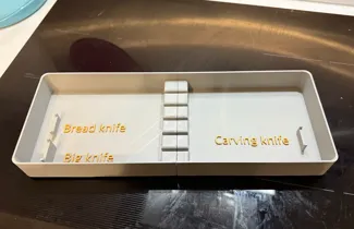 8x3 Gridfinity knife box