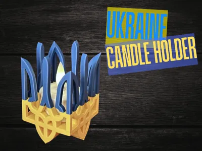 Ukraine candle holder
