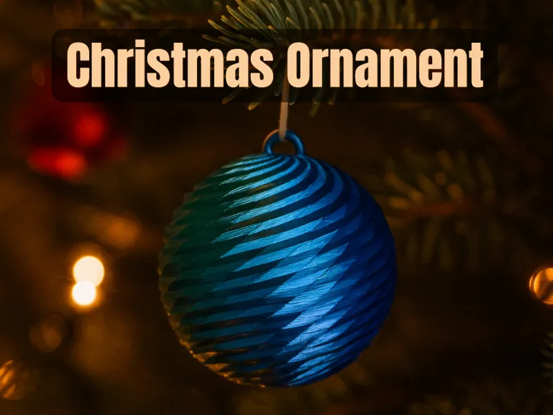 Twisted Christmas Ornament