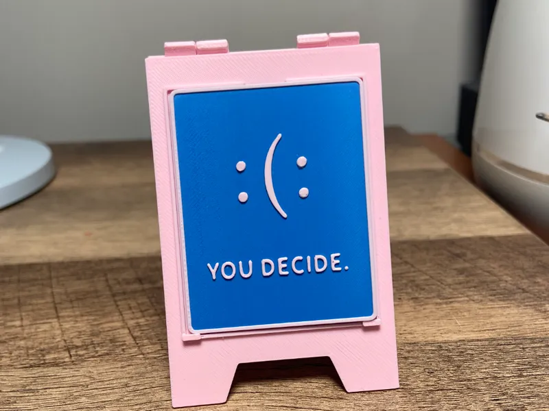 You decide