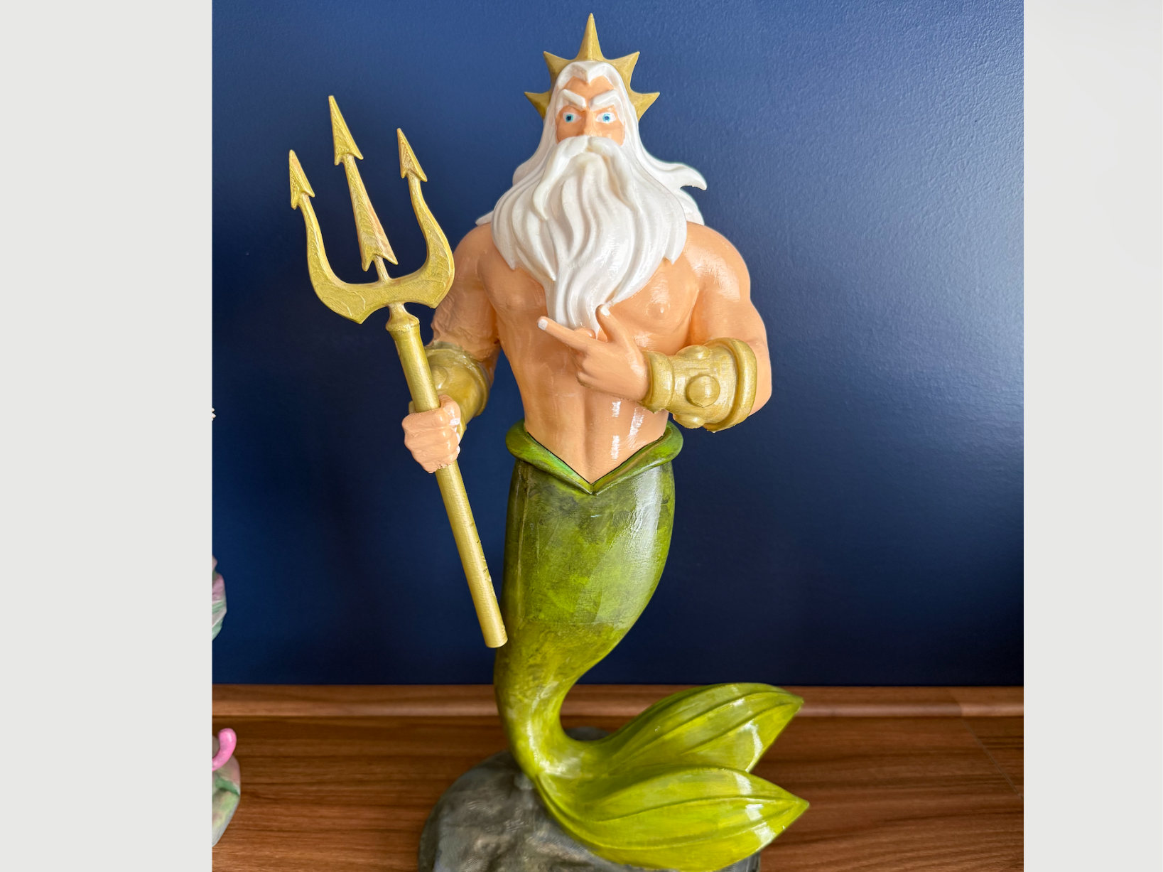 Triton Merman Fish Character