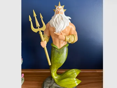 Triton Merman Fish Character
