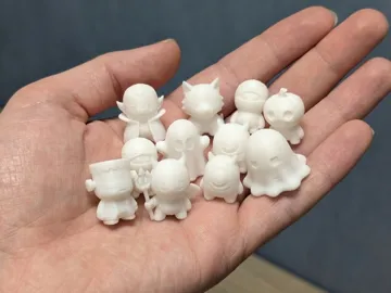 Modelo para impresión 3D: 9 mini monsters 2 cm Halloween — vista de referencia 3