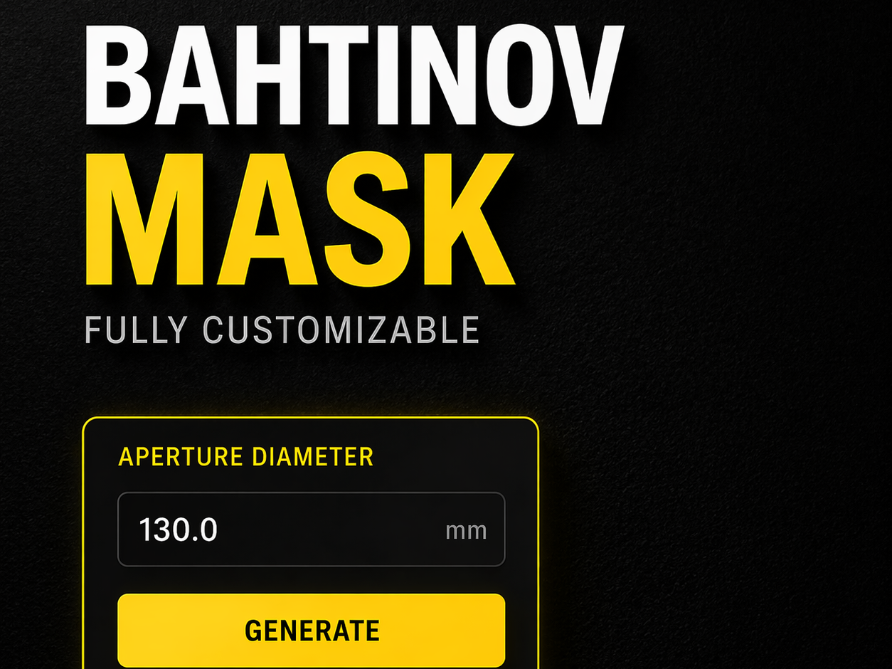 AstroTax Evader – Bahtinov Focus Mask
