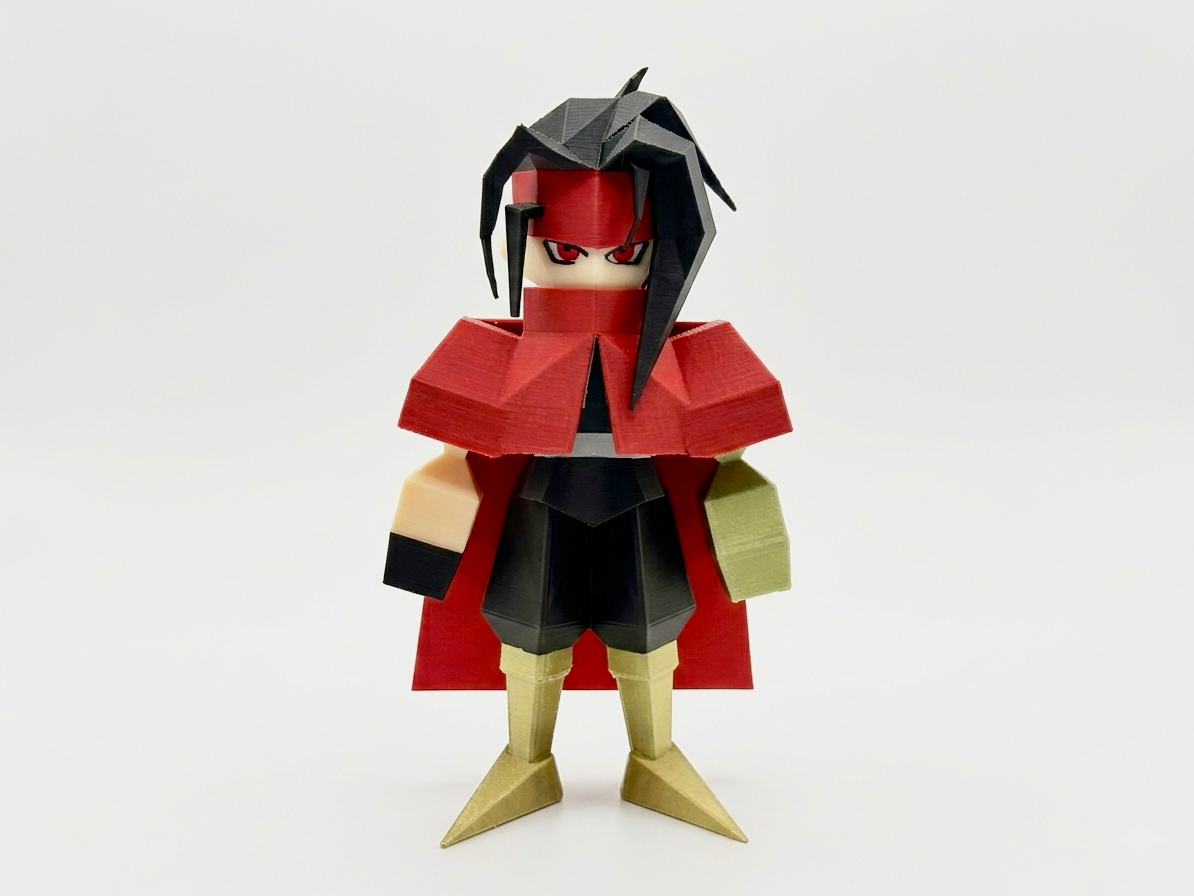3Dプリント ファイナルファンタジーVII - ヴィンセント - マルチパーツ