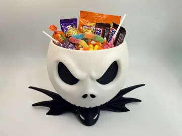 Organizador: Jack Skellington Candy Bowl – Halloween Decor — vista de referencia 3