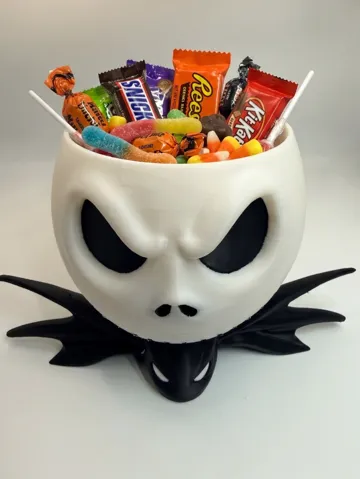 Organizador: Jack Skellington Candy Bowl – Halloween Decor — vista de referencia 2