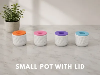 Small pot with lid