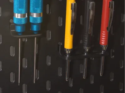 Parametric SKADIS Tool Holder (Hex & Drivers)