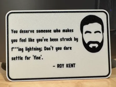 Don't settle for fine - Roy Kent - Ted Lasso