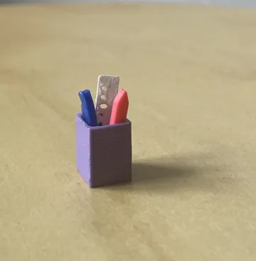 Soporte: Portapenne con Biro, Matita e Righello –Scale 1:12 — vista de referencia 4