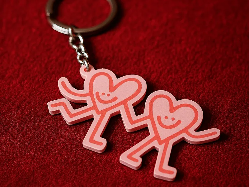 Portachiavi “Happy Hearts”