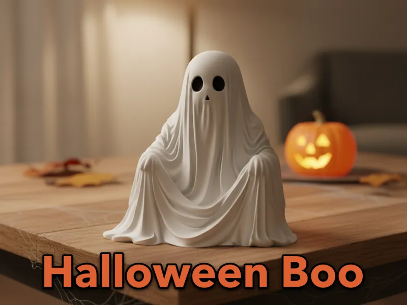 The Cozy Cryptid: Ghost Halloween Decor