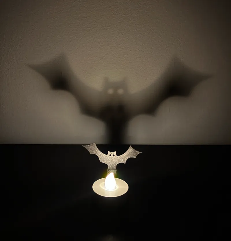 Ikea candle projector - Halloween