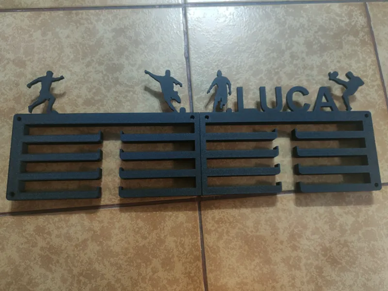 Custom Football / Soccer Medal Holder – Name