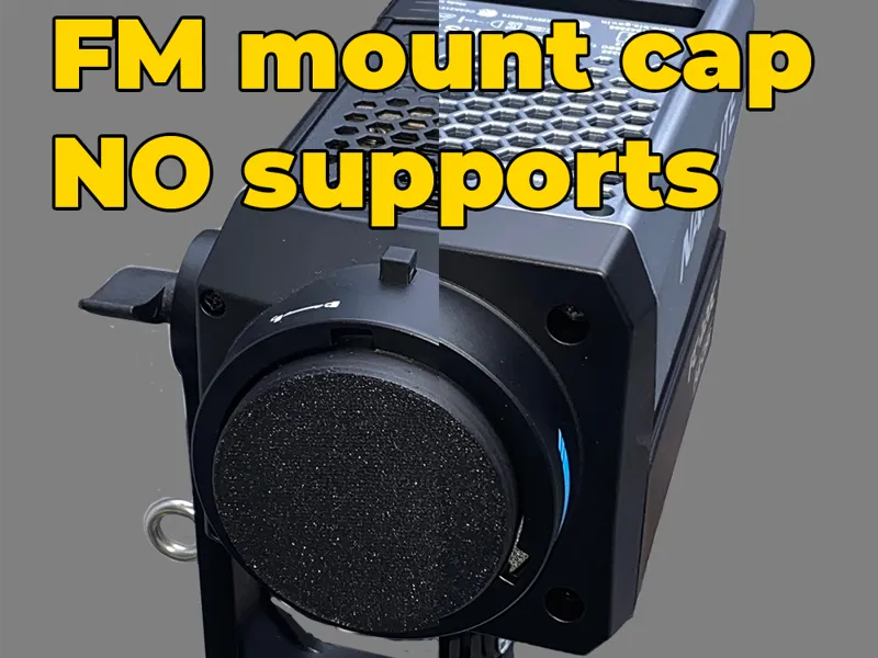 Nanlite FM mount cap 2.0 No supports