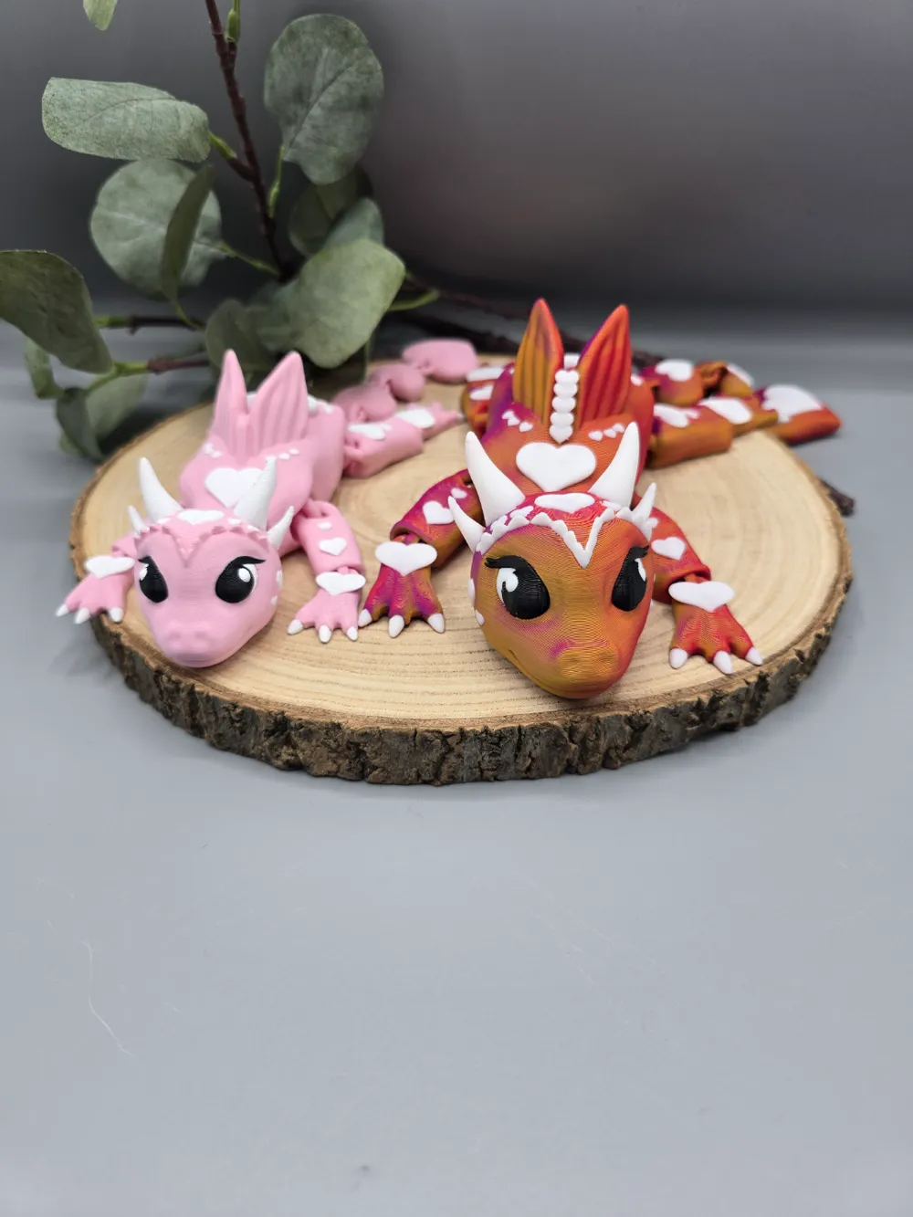 Heart Dragon Valentina - Free 3D Print Model - MakerWorld