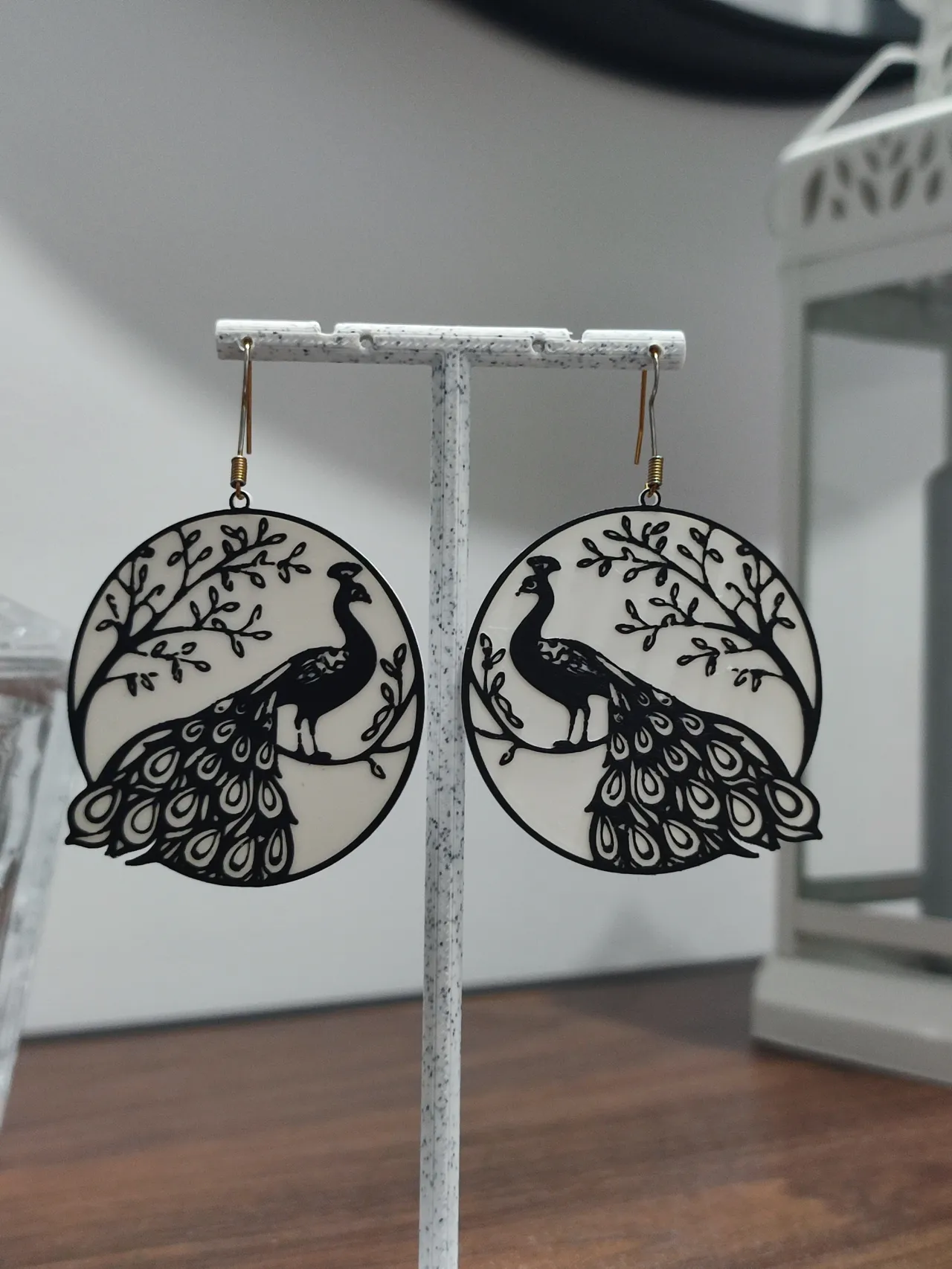 Aretes Plumaje Real view 2