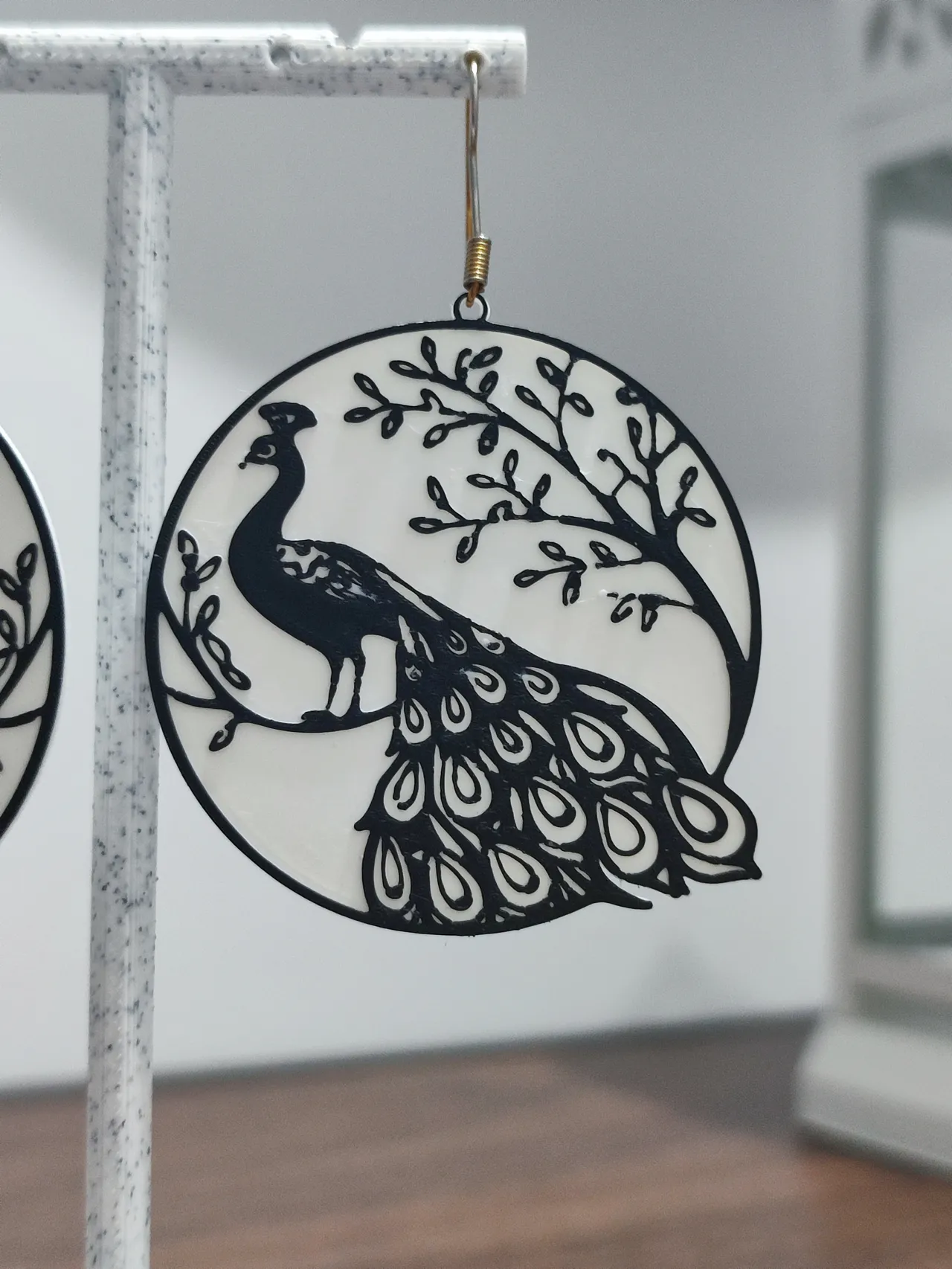 Aretes Plumaje Real view 4