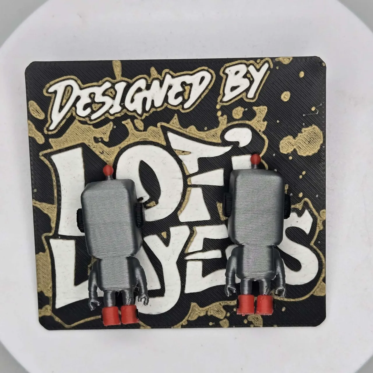 Robot Chompers Earrings view 3
