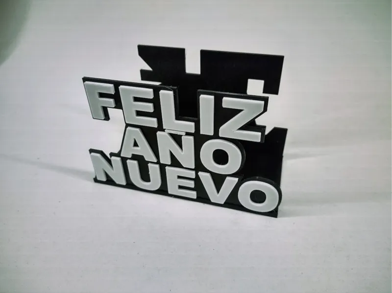 Servilletero feliz año nuevo