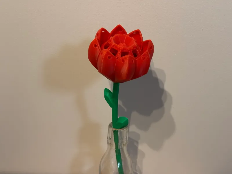3DBenchy Rose flower