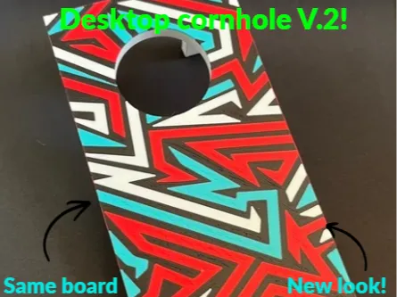Mini desktop cornhole V.2