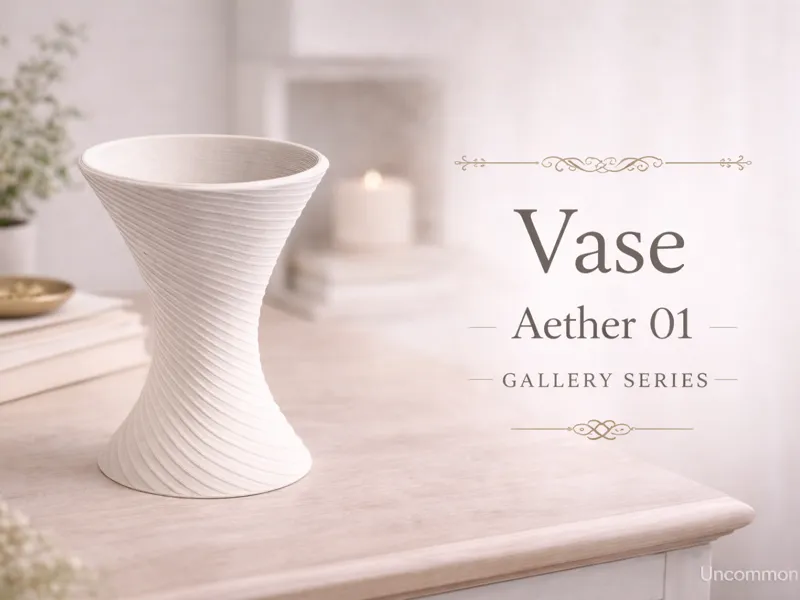 Aether 01 — Spiral Gallery Vase