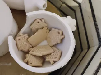 Cookie or clay cutter house