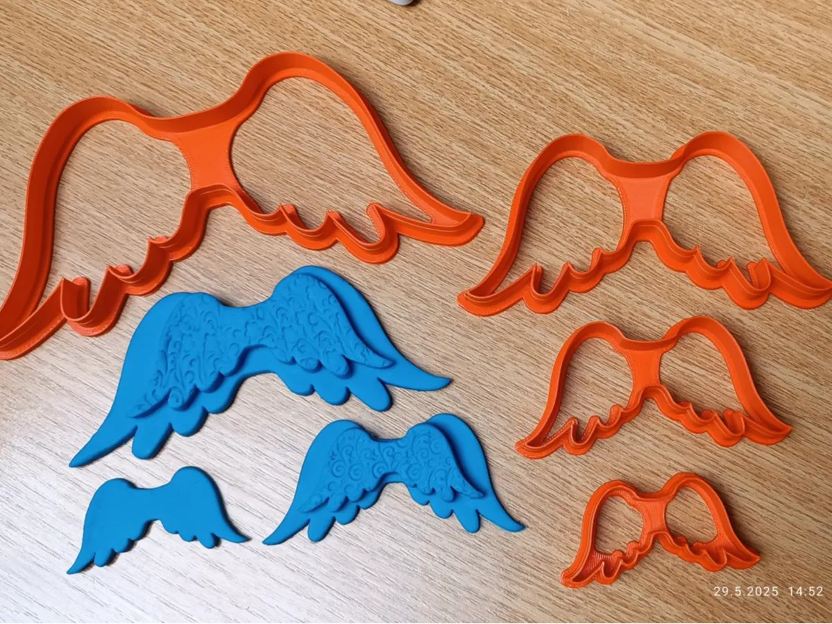 Angel wings cutters - Free 3D Print Model - MakerWorld