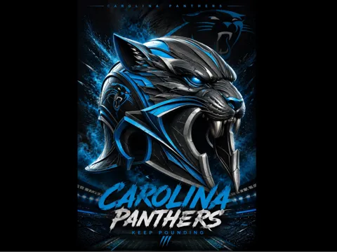 Pieza para disfraz o exhibición: Carolina Panthers helmet — referencia de MakerWorld