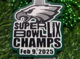 Eagles Superbowl 59 Champs Medallion
