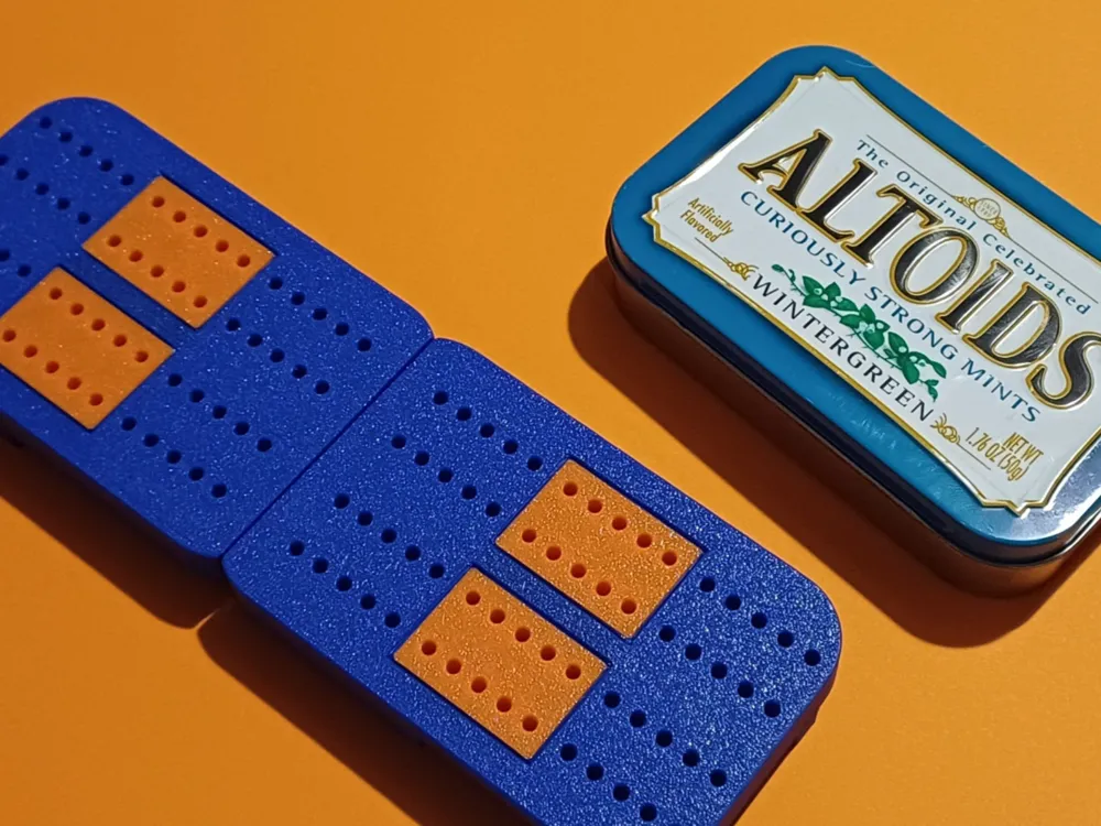 Altoids - Folding Cribbage Board (Print In Place) - Free 3D Print Model ...