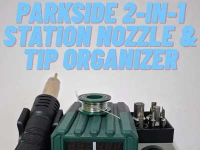 Parkside 2-in-1 Station Nozzle & Tip Organizer