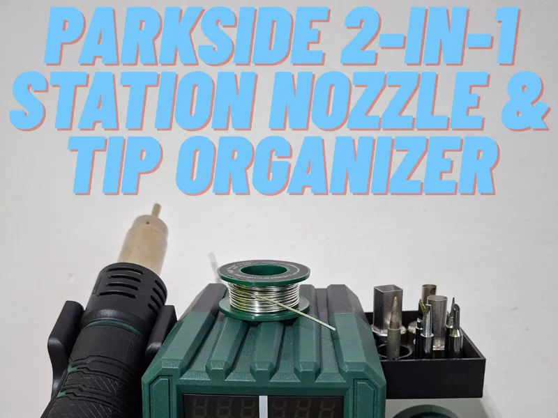 Parkside 2-in-1 Station Nozzle & Tip Organizer