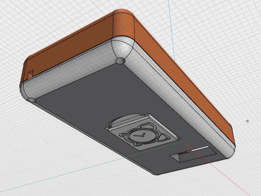 Miniatura 3 do modelo 3D 2.13寸墨水屏时钟万年历充电版