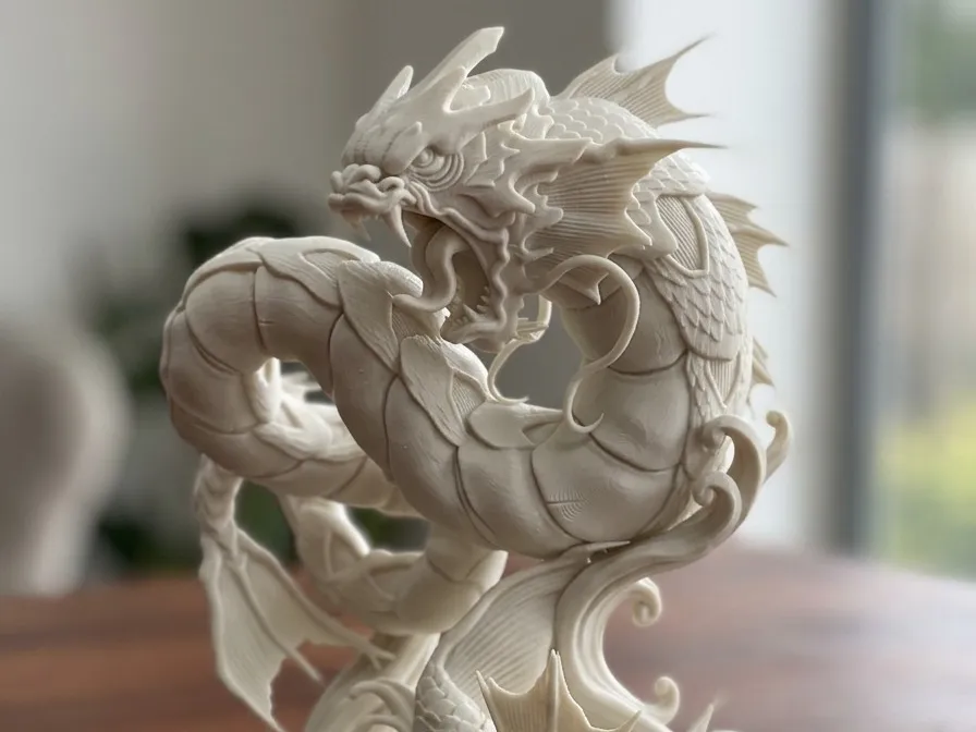 Figura decorativa: Escultura Inspirada en Magikarp & Gyarados. Referencia del modelo original.