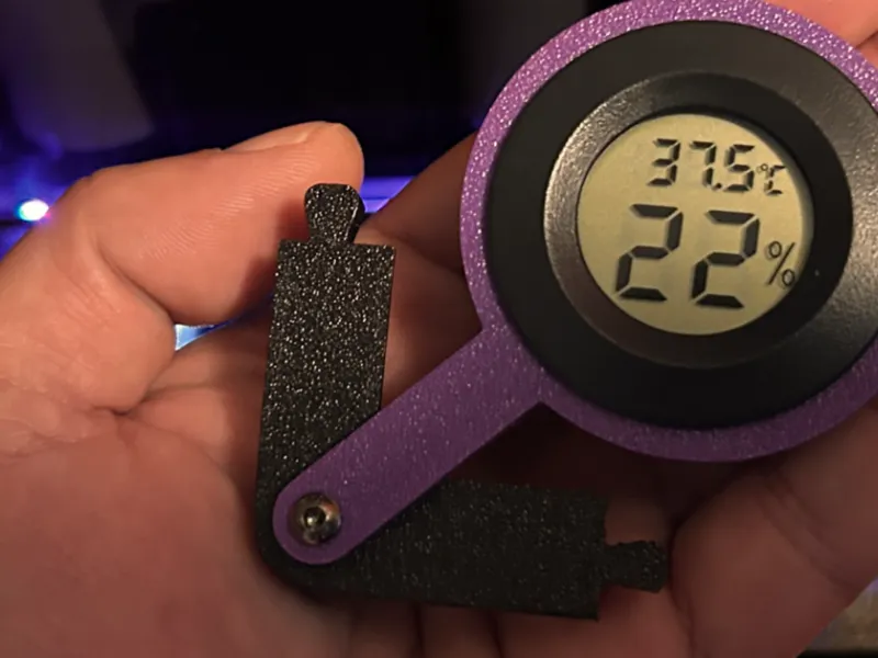 Hydrometer Mount for Slim AMS Riser V4 LED Strip