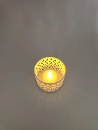 Photophores décoratifs ajourés — lot de 4 — photo 6