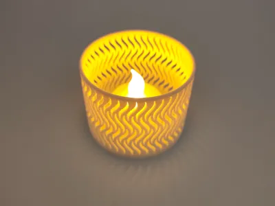 Decorative Tealight Candle Holders - Set of 4