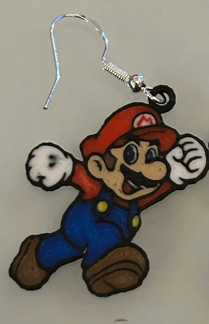 Super Mario Earrings view 3