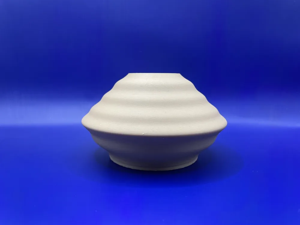 Wave effect pot by Sponge3D MakerWorld: Download Free 3D Models