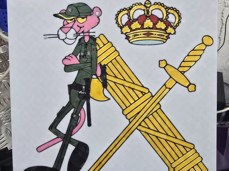 guardia civil pantera rosa