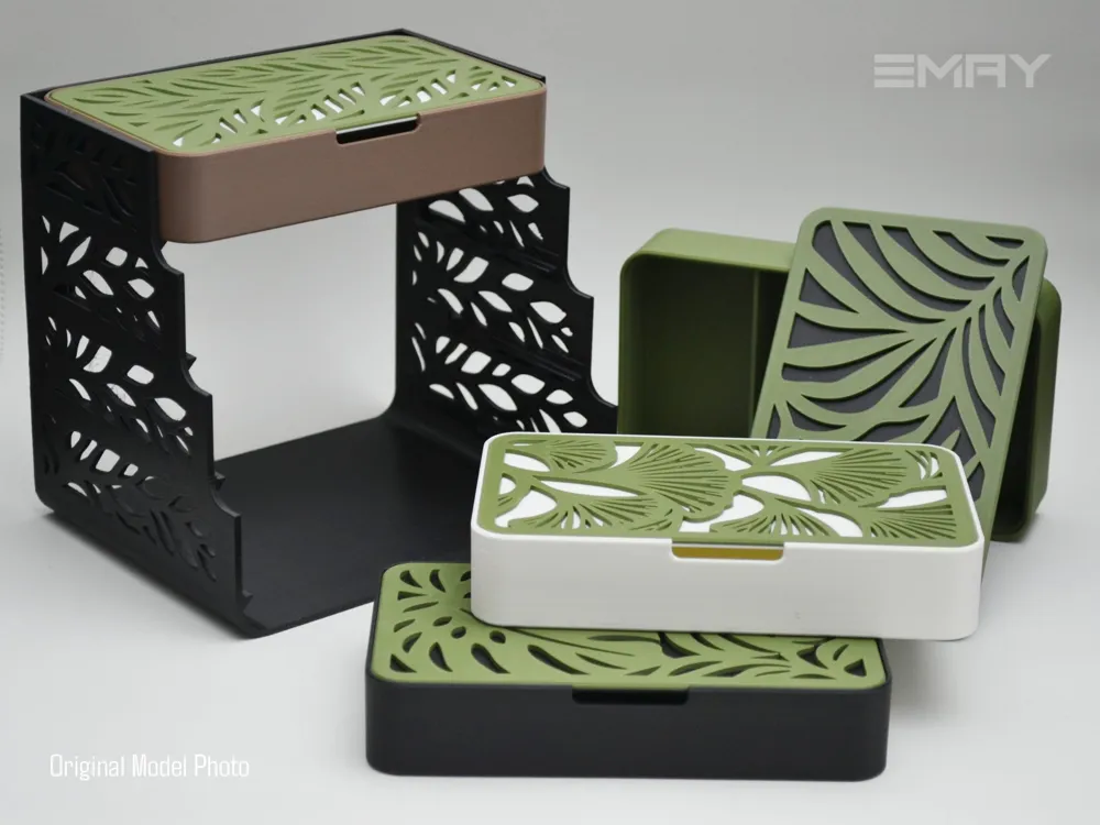 Botanical Storage Boxes – Organizer System - Free 3D Print Model ...